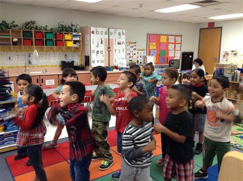 children dancing 