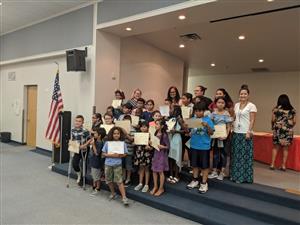 Honor's Students with Certificates 